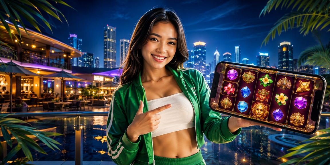 Model Vietnam mengoperasikan casino mobile dengan antarmuka yang bersih dan responsif